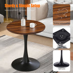 Round Dining Table With Tulip Style Base