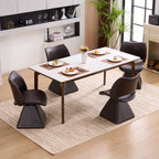 Modern Swivel Dining Chair With High Back