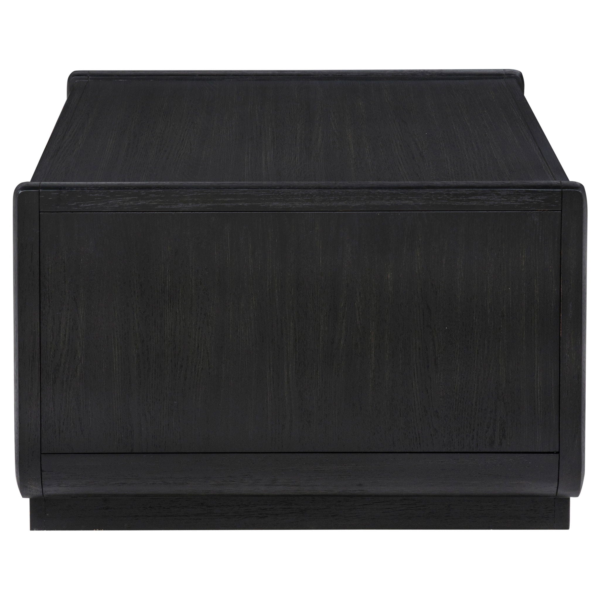 Leandro 2-drawer Wood Cocktail Coffee Table Burnished Black