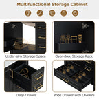 Traditional Bathroom Vanity Set With Soft Close Doors