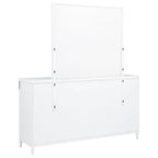 Gracemont 8-drawer Bedroom Dresser with Mirror White