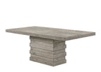 Faustine - Dining Table - Salvaged Light Oak