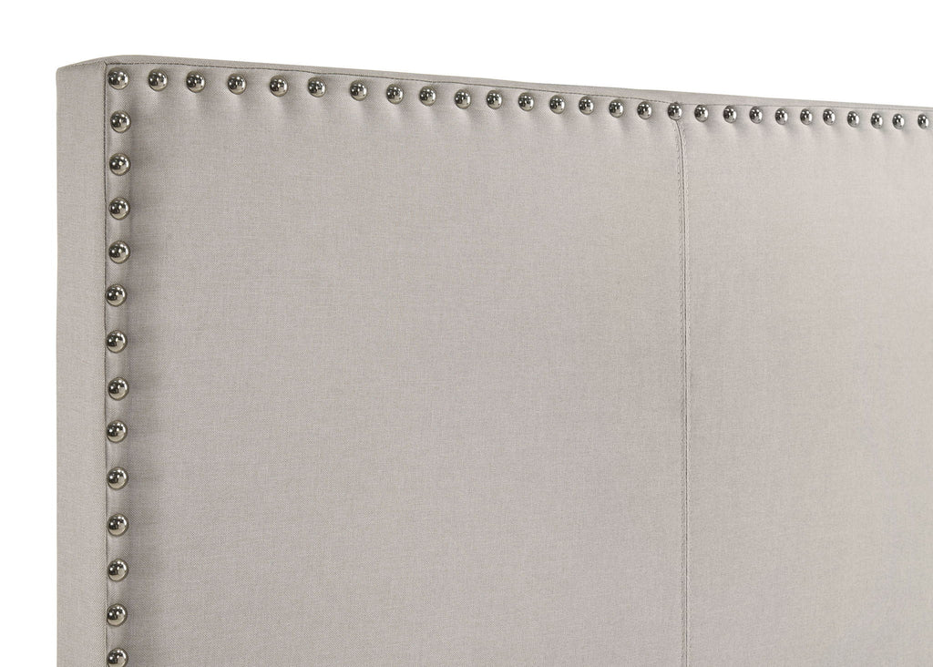 Boyd Upholstered Queen Panel Bed Ivory