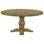 Florence 7-piece Round Dining Table Set Rustic Honey