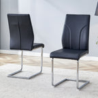 Modern Dining Chairs With High Backrest And Sturdy Legs