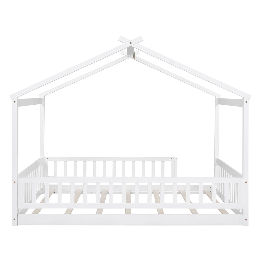 Bed House Bed Frame With Fence
