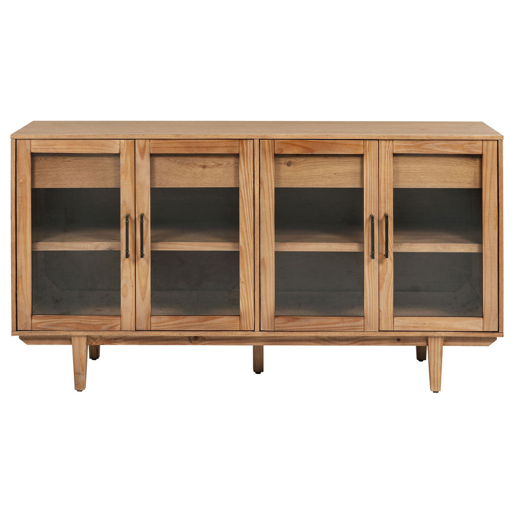 Middleton 4-door Sideboard Server with Dual Drawers Natural