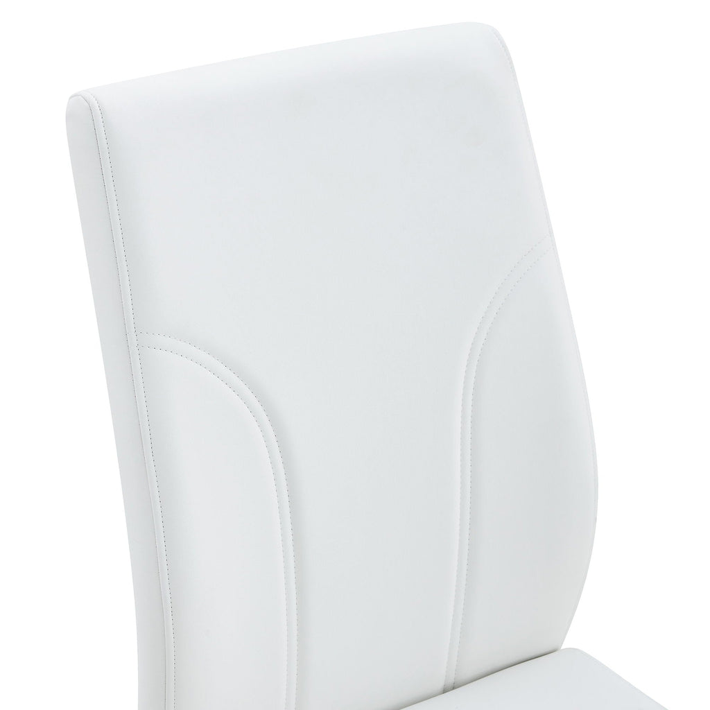 Modern Dining Chairs With High Backrest And Sturdy Legs