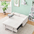 Pull Out Sofa With Movable Tabletop And USB Ports