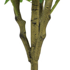 Realistic Faux Tree With Lifelike Foliage For Indoor And Outdoor Use - Green