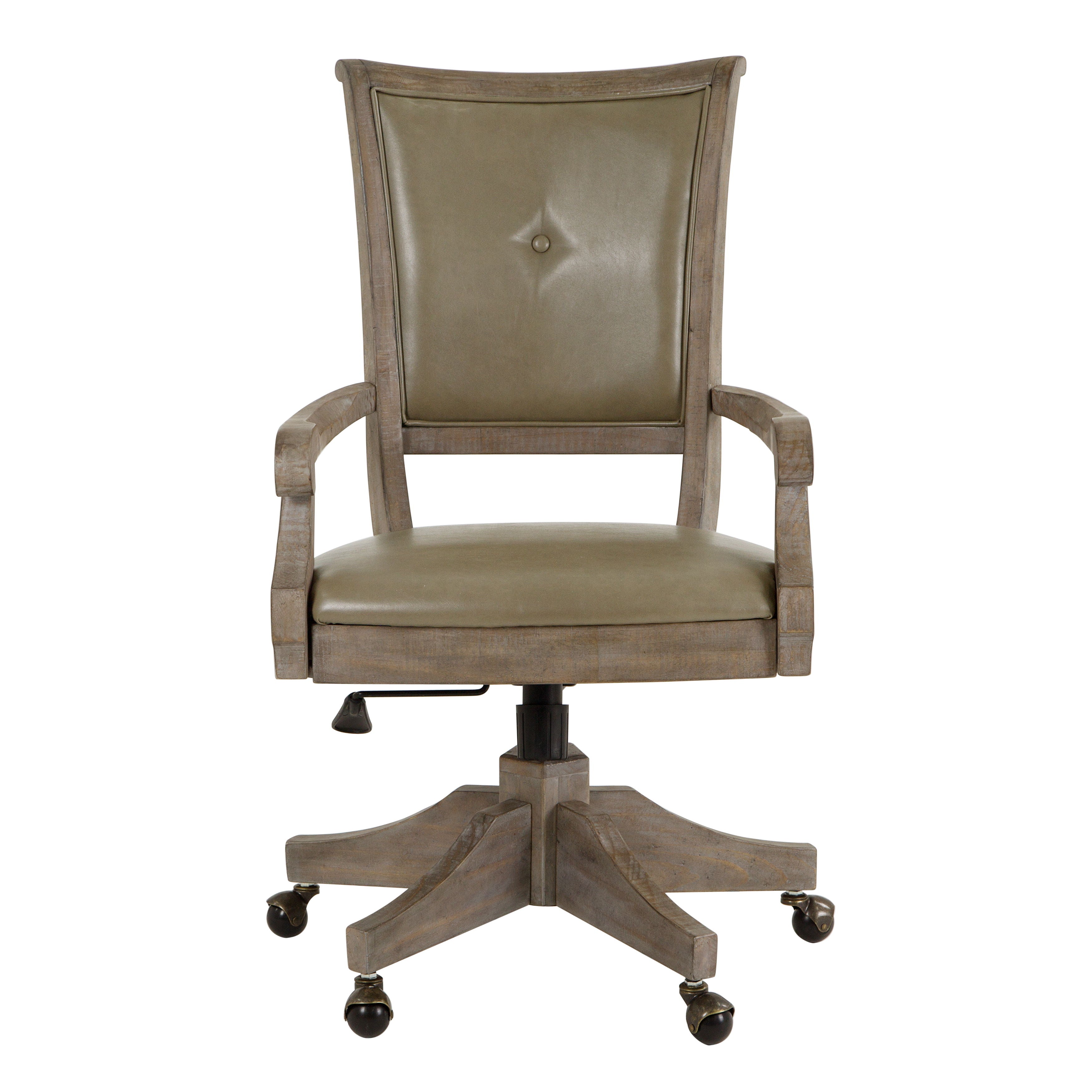 Lancaster - Fully Upholstered Swivel Chair - Dove Tail Gray