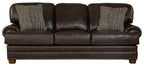 Roberto - Leather Sofa - Cocoa