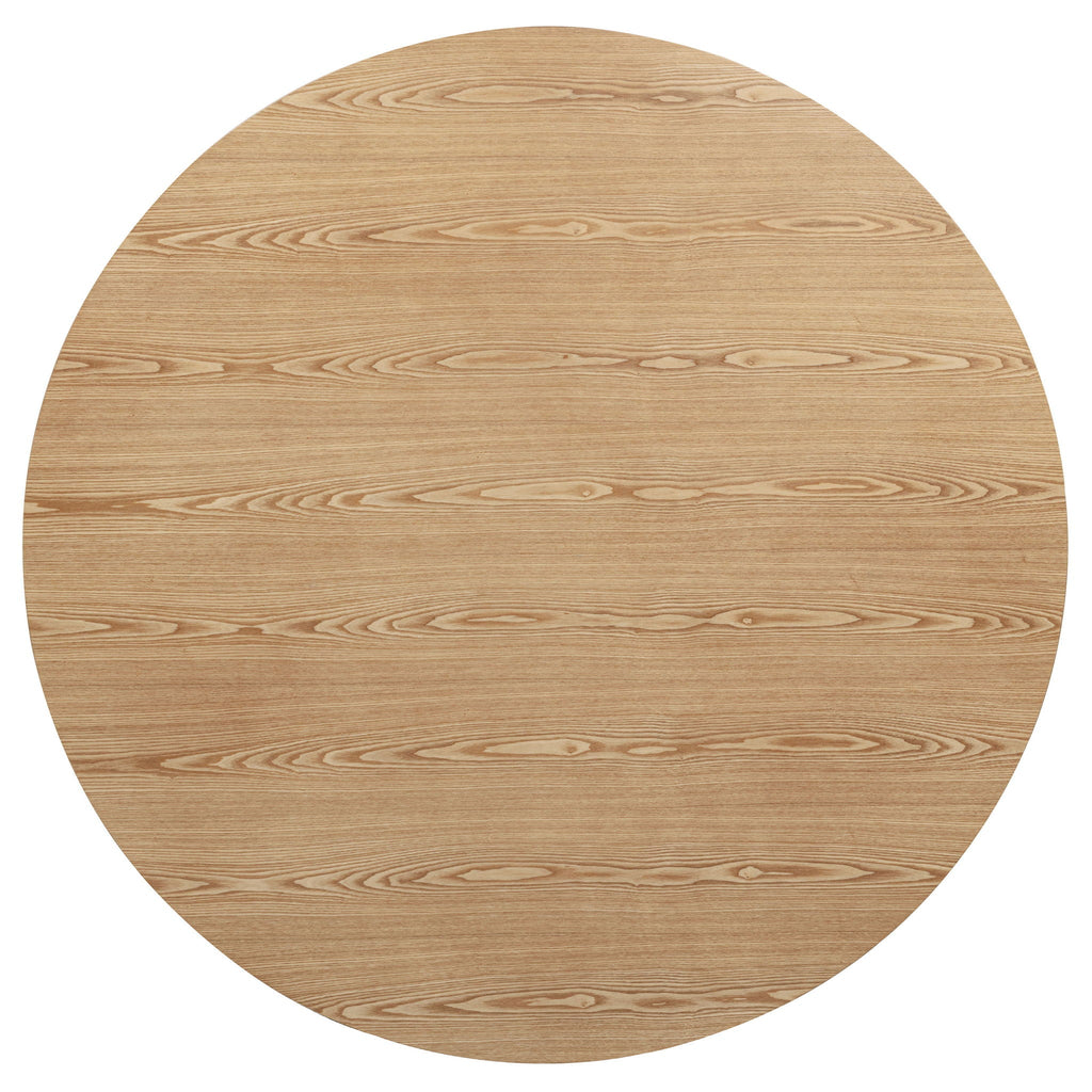 Andrews 5-piece Round Counter Dining Set Light Ash and White