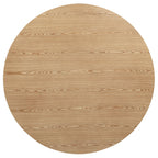 Andrews 5-piece Round Counter Dining Set Light Ash and White