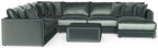 Remington - Modular Sofa And Cocktail Ottoman - Pine