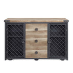 Edina - Server - Oak & Sandy Black