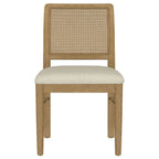 Arini Rattan Cane Dining Side Chair Sand Wash (Set of 2)