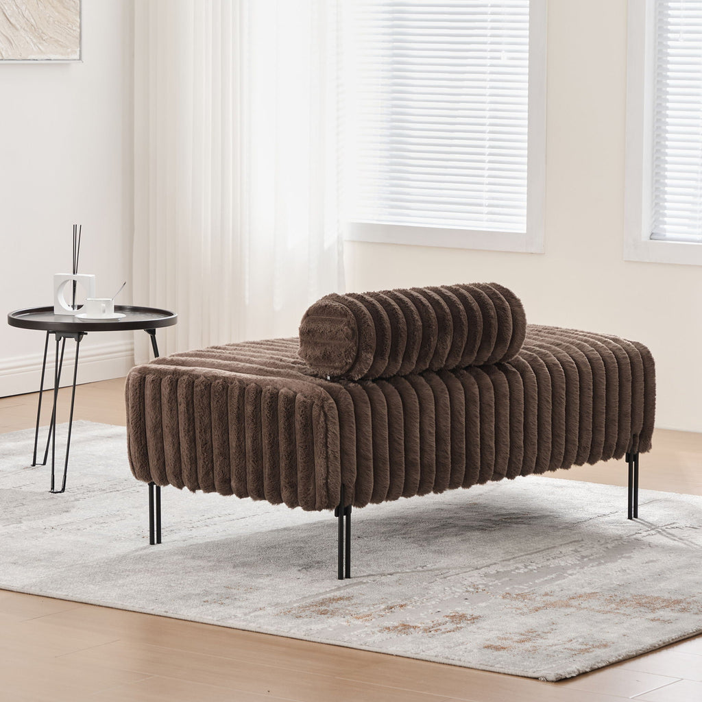 Mini Loveseat With Adjustable Backrest