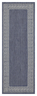 Sunshine - 5'3" X 7'3" Polypropylene Indoor, Outdoor Area Rug - Blue