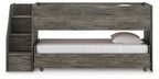 Frandern - Twin Over Twin Loft Bed - Gray