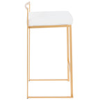 Fuji - Contemporary / Glam Design Counter Stool (Set of 2)