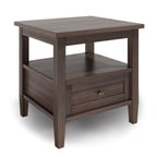 Warm Shaker - End Table - Warm Walnut Brown