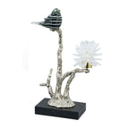 Aluminum Candle Holder With Marble Stand