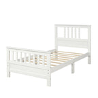 Platform Bed With Paneled Headboard And Footboard