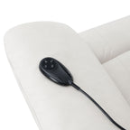 Chriki - Power Motion Recliner & Lift Heating Massage Chair - Beige