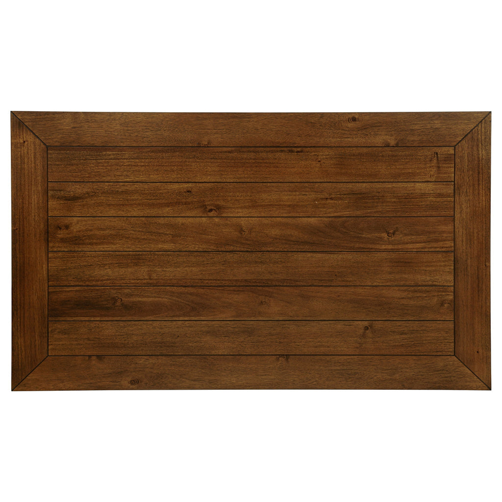 Atwood Rectangular Wood Dining Table Warm Brown