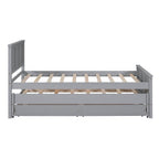 Platform Bed With Trundle And Drawers