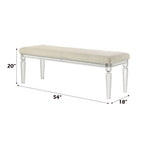 Tarian - Bench - Pearl White