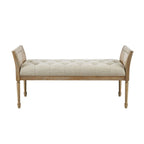 Accent Bench With Arm - Natural