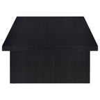 Max Rectangular Engineered Laminate Coffee Table Black