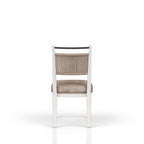 Rope Back Chair - Beige / Carmel