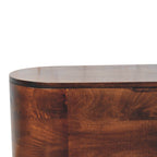 Rounded Lid Up Blanket Box