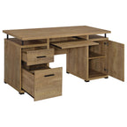 Tracy 55-inch 2-drawer Office Computer Desk Mango