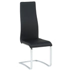 Montclair Upholstered Dining Side Chair Black (Set of 4)