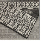 Sunshine - 5'3" X 7'3" Indoor, Outdoor Area Rug Polypropylene - Anthracite