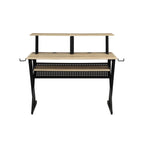Eleazar - Music Recording Studio Desk - Natural Oak