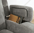 Mixed Motion - Power Reclining Loveseat With Console / Adjustable Headrest