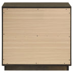 Atlas 2-drawer Bedroom Nightstand Bedside Table Dark Oak