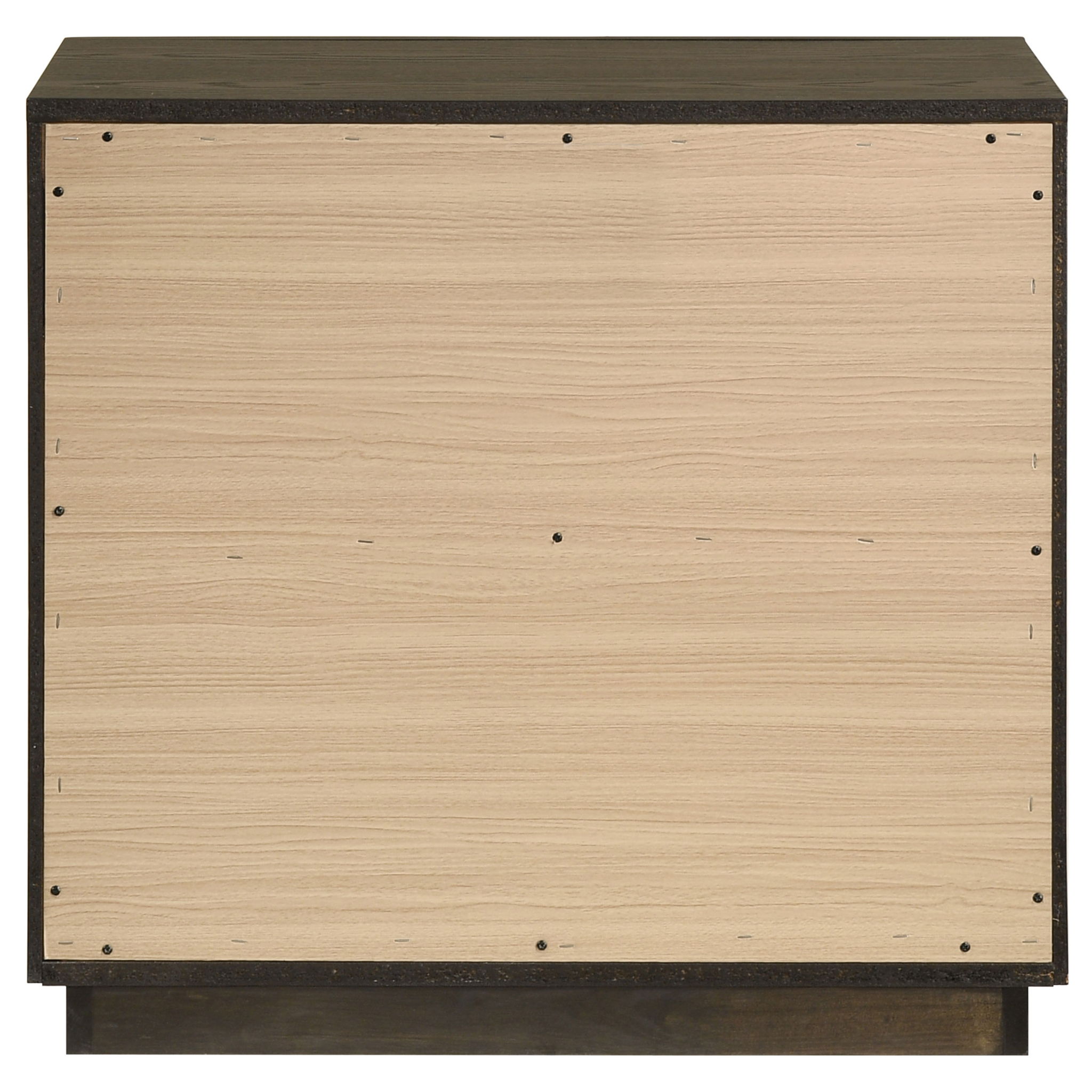 Atlas 2-drawer Bedroom Nightstand Bedside Table Dark Oak