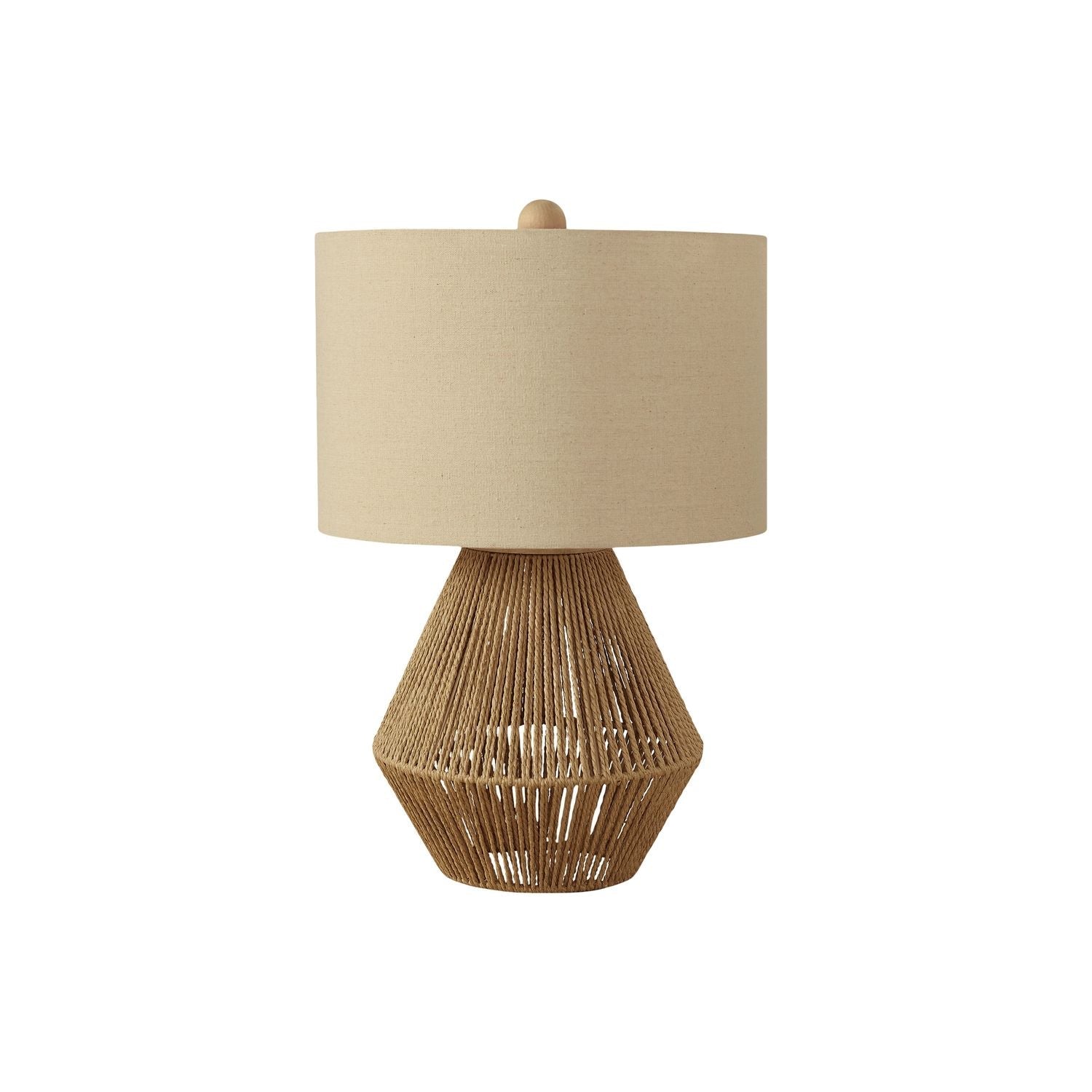 Lighting, Table Lamp, Rope, Resin, Transitional - Brown