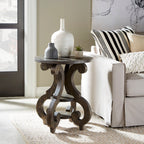 Bellamy - Round Accent End Table - Peppercorn