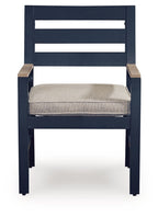 East Beach - Arm Chair With Cushion (Set of 2) - Blue