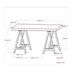 Sawhorse - Handcrafted Solid Table