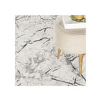 Geometrix - 7'10" X 10'6" Area Rug, Geometric 3D Effect - Ivory / Gray