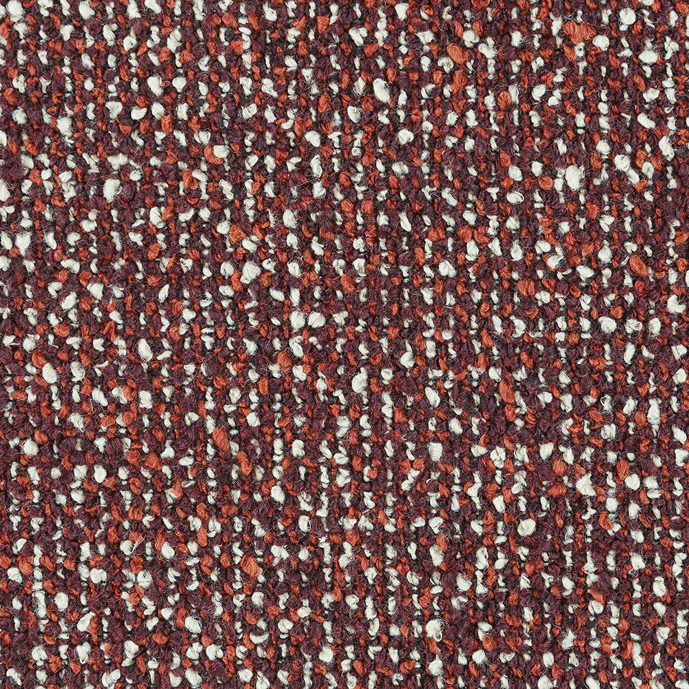 Mardi - Sofa With 6 Pillows - Maroon Tweed