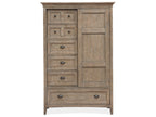 Paxton Place - Wood Door Chest - Dove Tail Gray